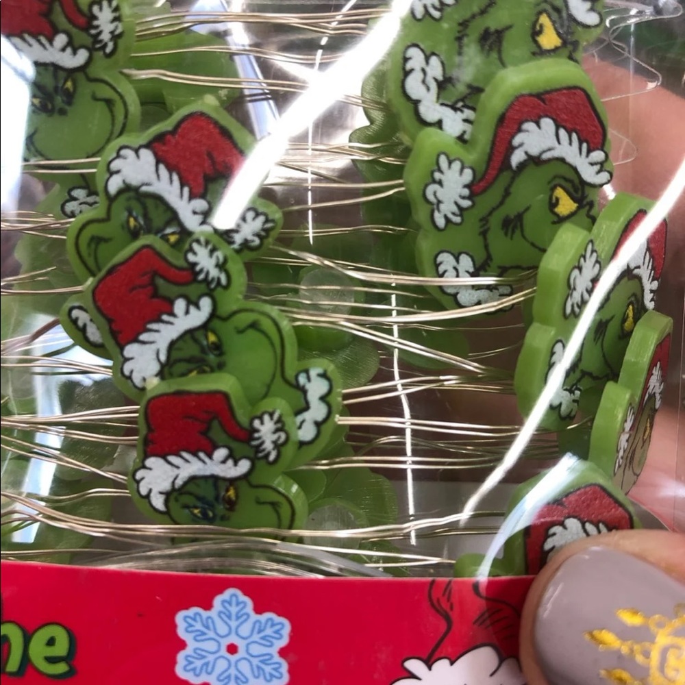 Grinch mini lights